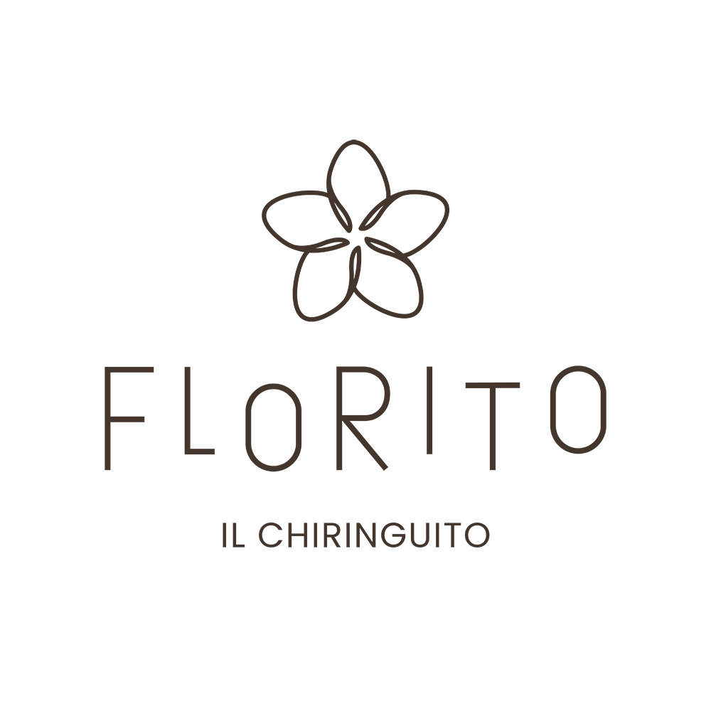 Elegant logo with stylized flower, evoking serenity and nature.
